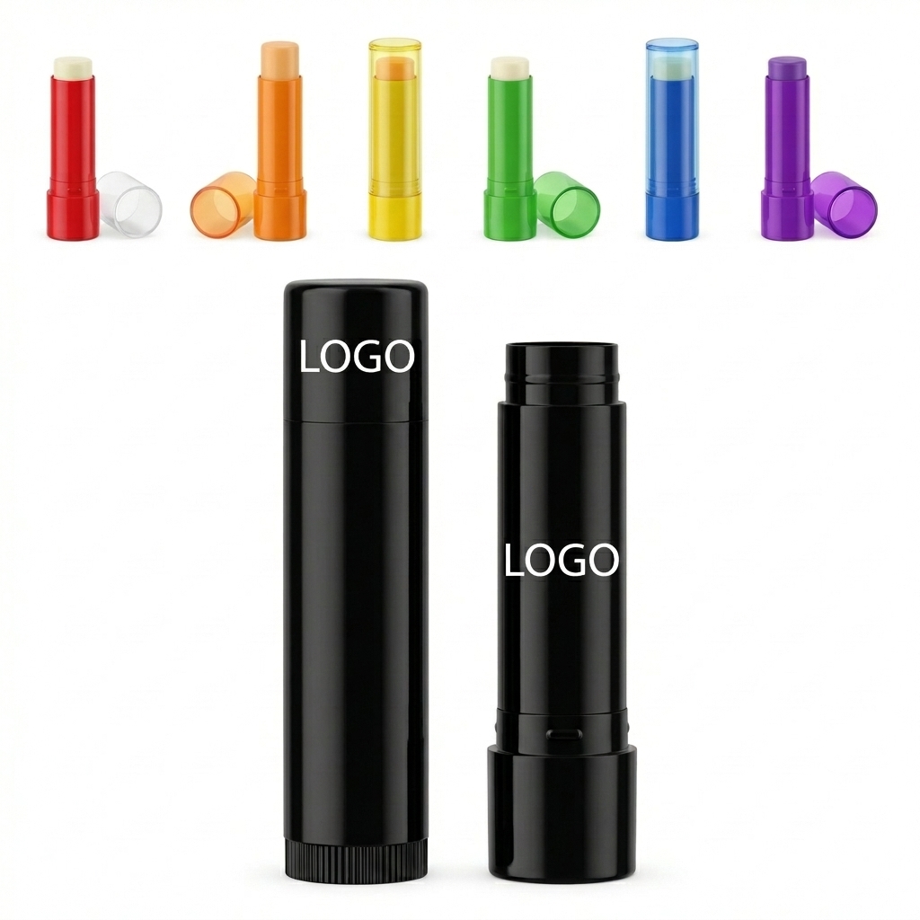 2" Colorful Plastic Empty Lip Balm Tubes for DIY Cosmetics