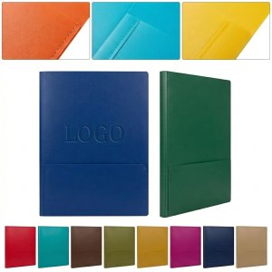 Vibrant Poly 2-Pocket Folder with 3-Hole Punch