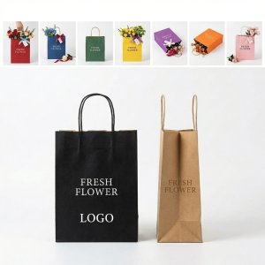 Reusable Waterproof Paper Gift Bag for Flowers